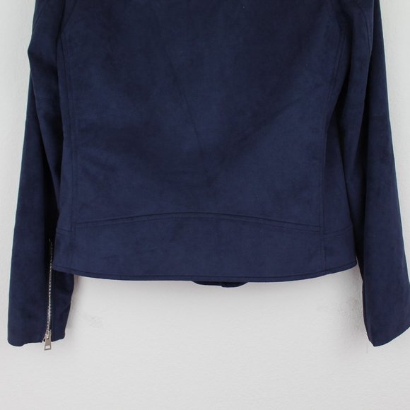 NWT Theory Moto Jacket in Faux Suede - Picture 13 of 14